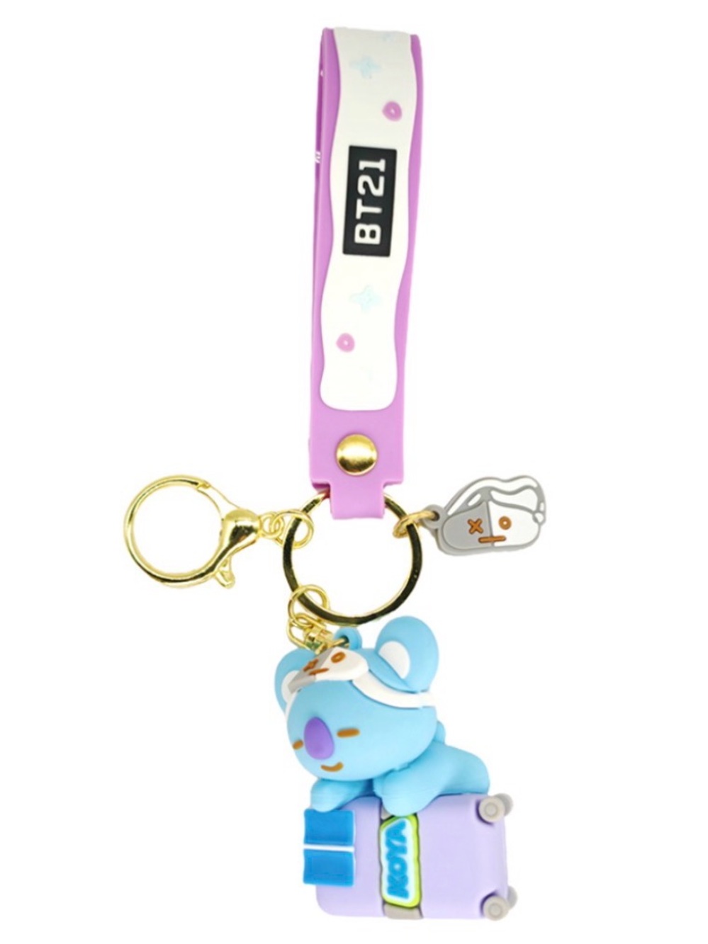 BT21 Keychain Wrist Strap